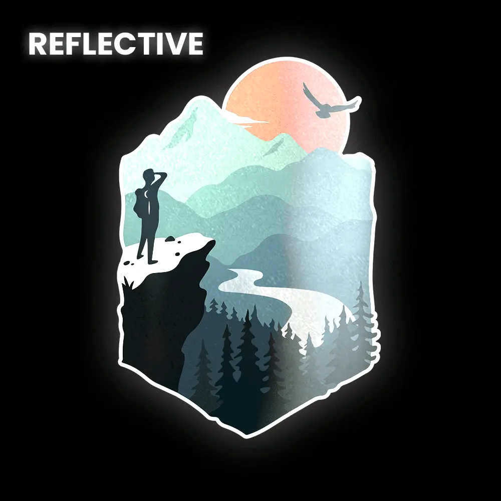 Mountain Adventure Bumper Sticker 1
