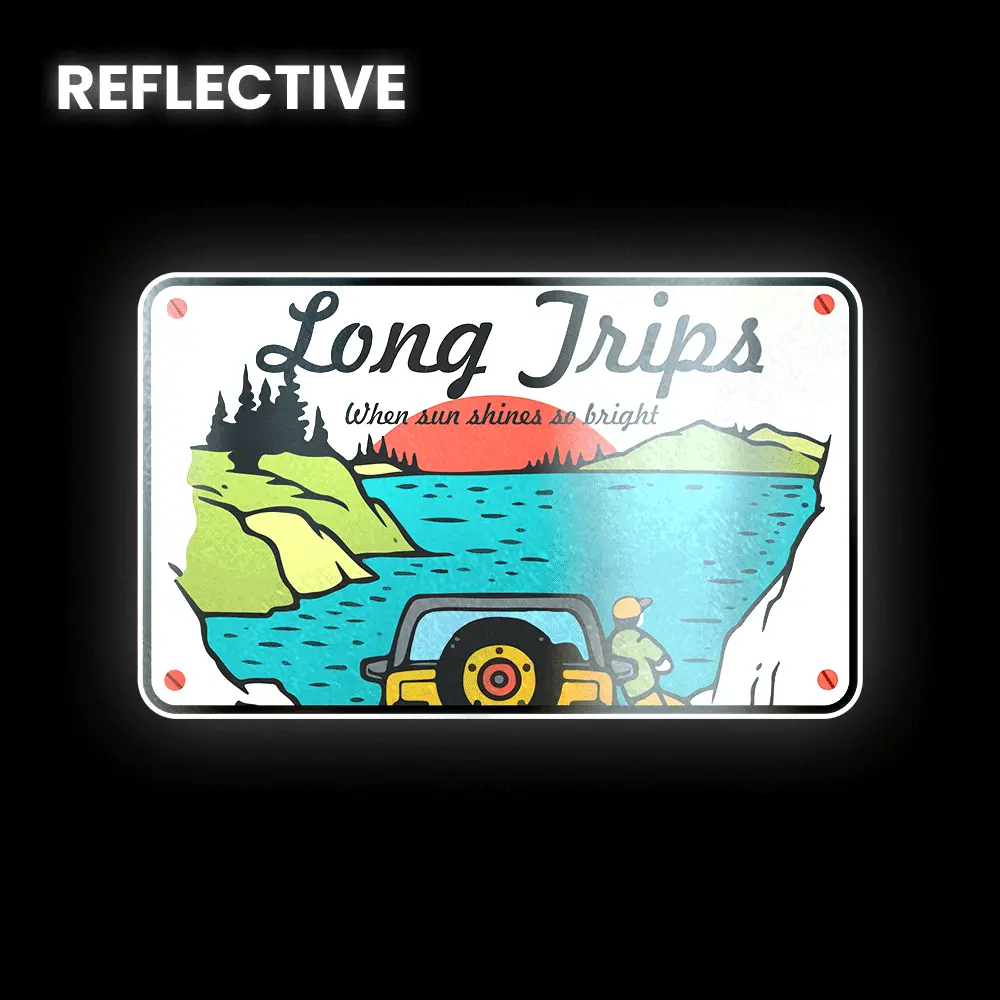 Long Trips Bumper Sticker 1