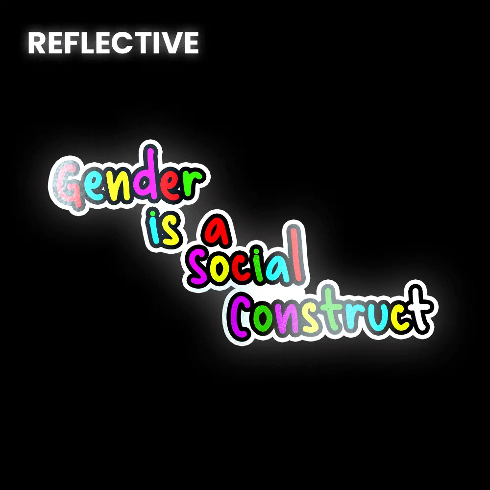 Gender Is Social Construct Bumper Sticker 1