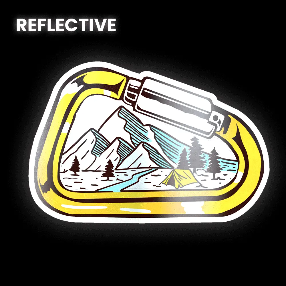 Window To Mountains Bumper Sticker 1