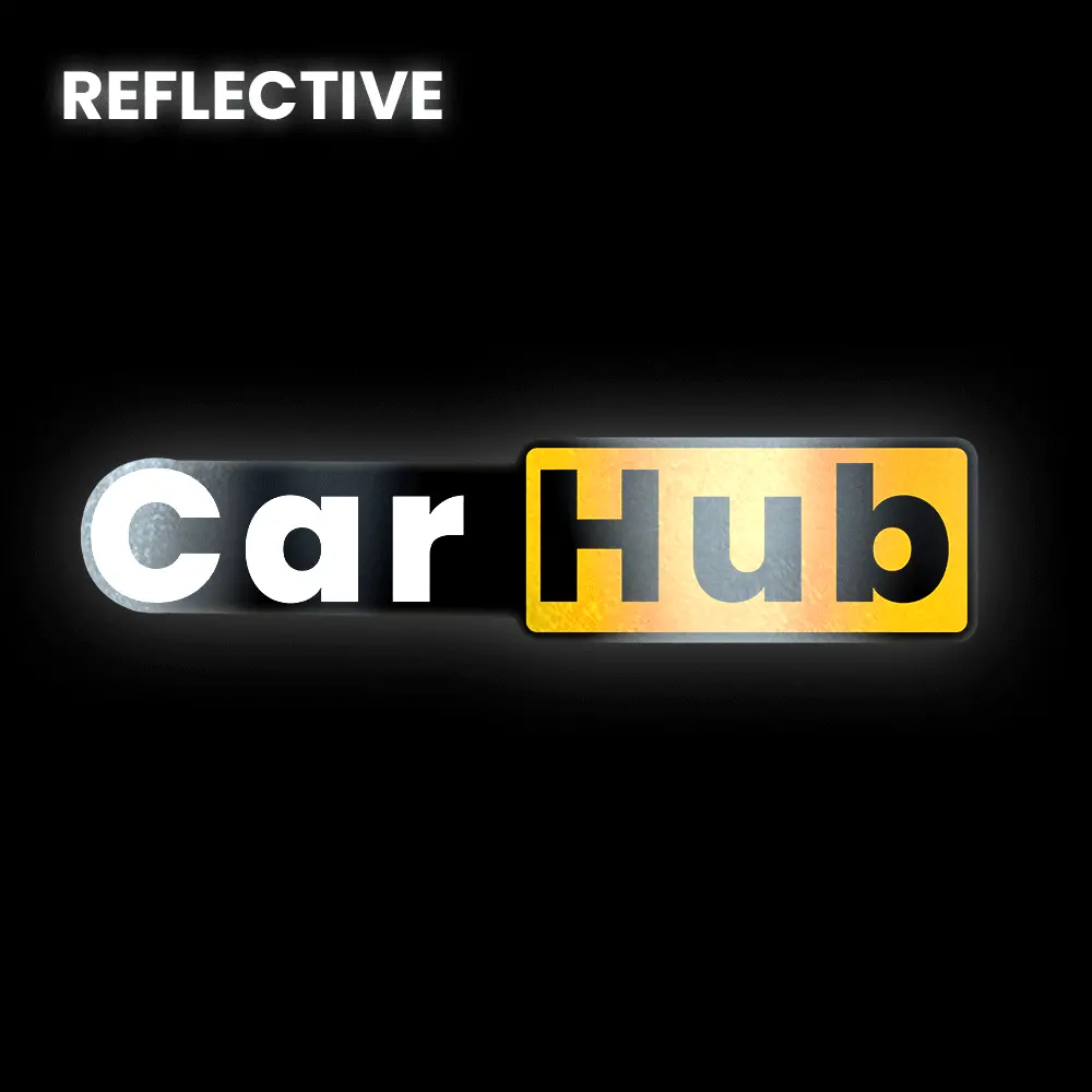 Car Hub Bumper Sticker 1