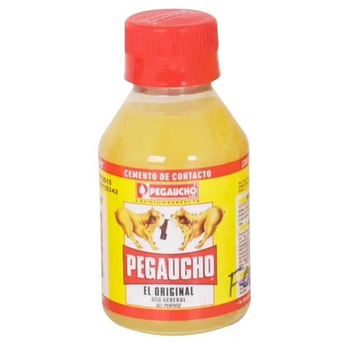 Cemento De Contacto Pegaucho Para Zapatos. Pegamento Para Cuero 120 Cc 1