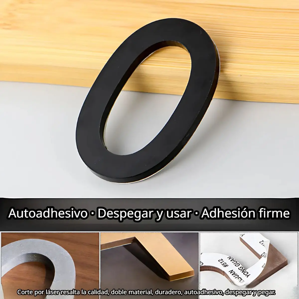 Números En Acrílico Autoadhesivo 10X6.6Cm Para Fachadas Y Puertas. Letrero Señal Numérica Adhesiva. (Unidad) 2