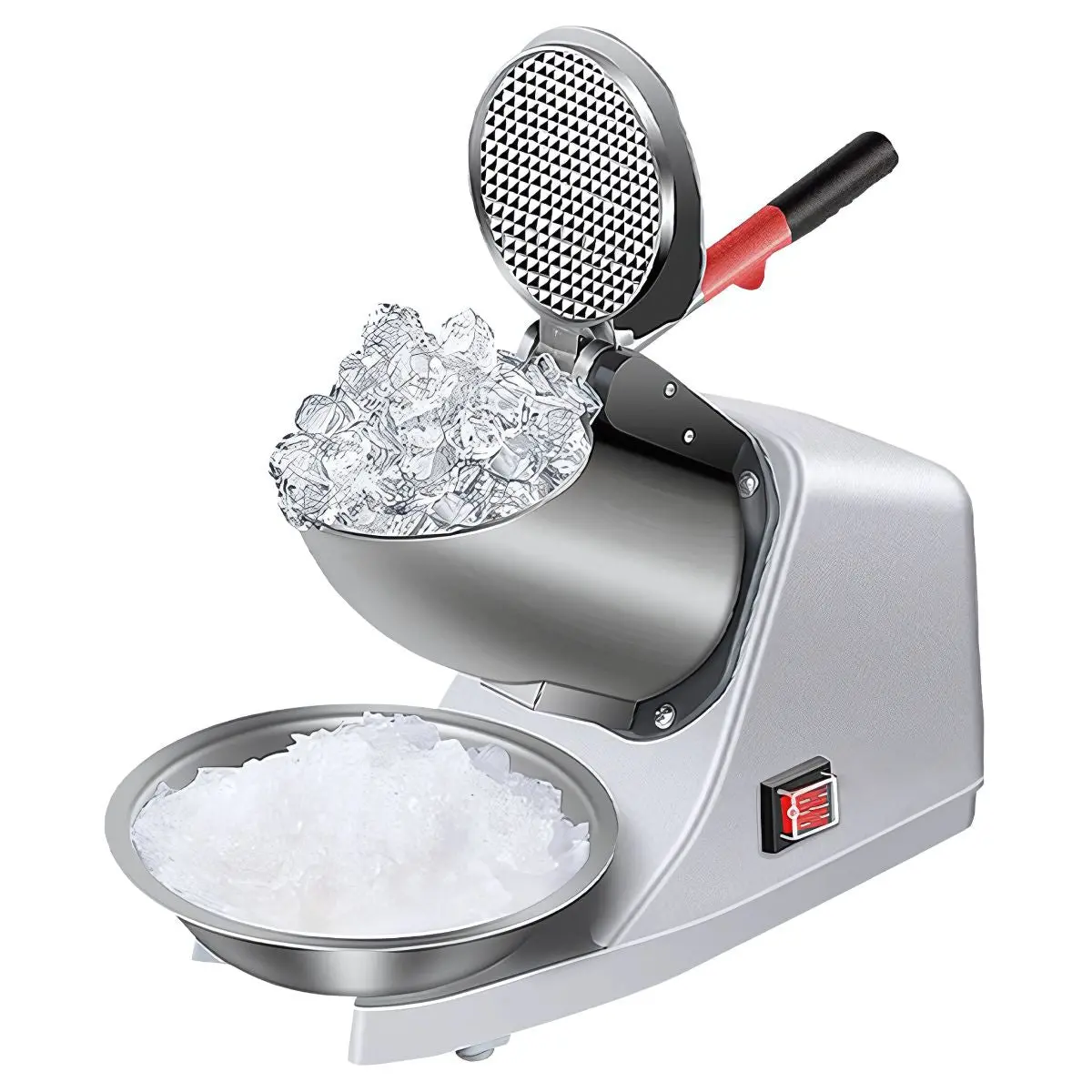 Máquina Para Hacer Raspados Trituradora De Hielo Eléctrica 300W.  110V. Incluye Dos Cuchillas. 1