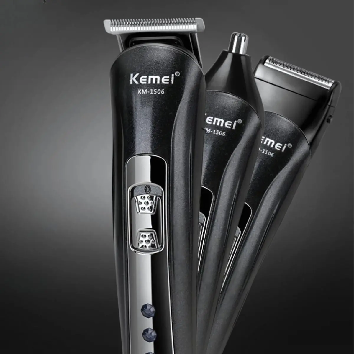 Cortadora De Cabello Eléctrico 3 En 1. Afeitadora. Recortador De Vello Nasal. Incluye Accesorios. 2