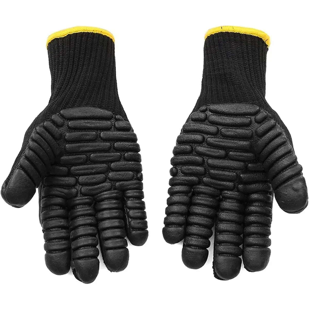 Guantes Antivibración. Guantes A Prueba De Golpes. Talla 10” (Xl). Anti Impacto. Con Absorción De Vibraciones. Palma Acolchada. 1