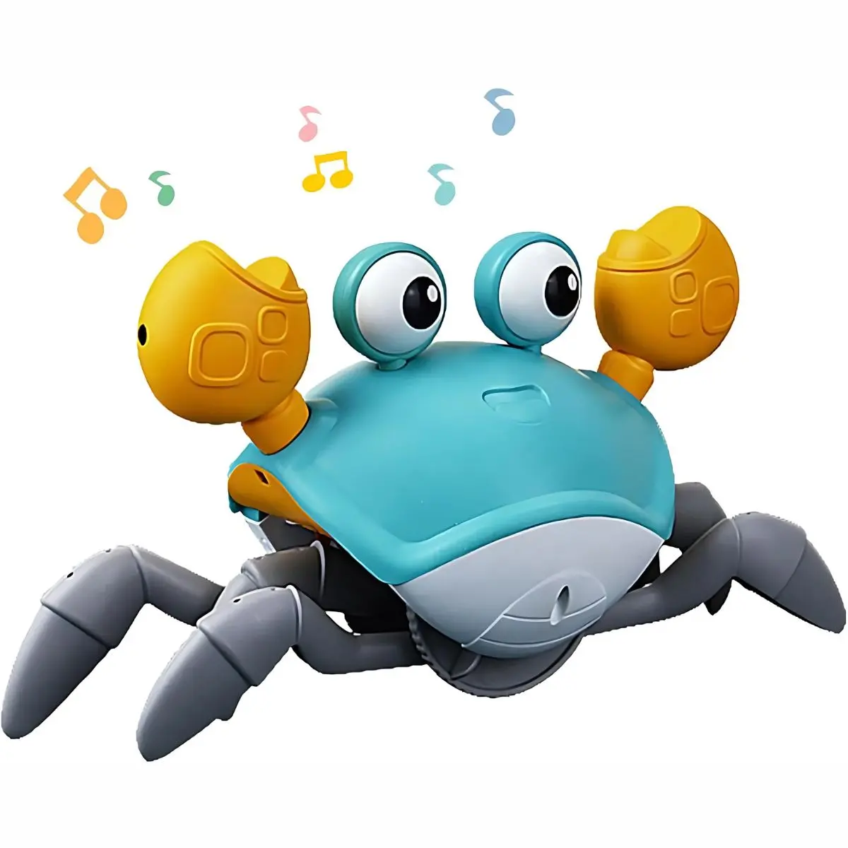 Juguete De Cangrejo Musical Con Luces Para Niños Y Bebes. Bateria Recargable Usb 1