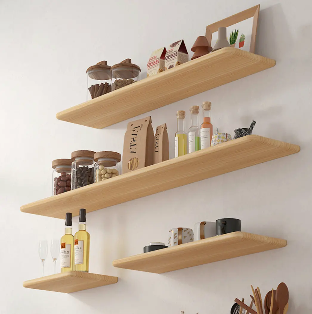 Repisas De Pared. Estanterías Flotantes. Tablillas De Diferentes Tamaños. (Se Vende Por Unidad) Color Avellana. 1