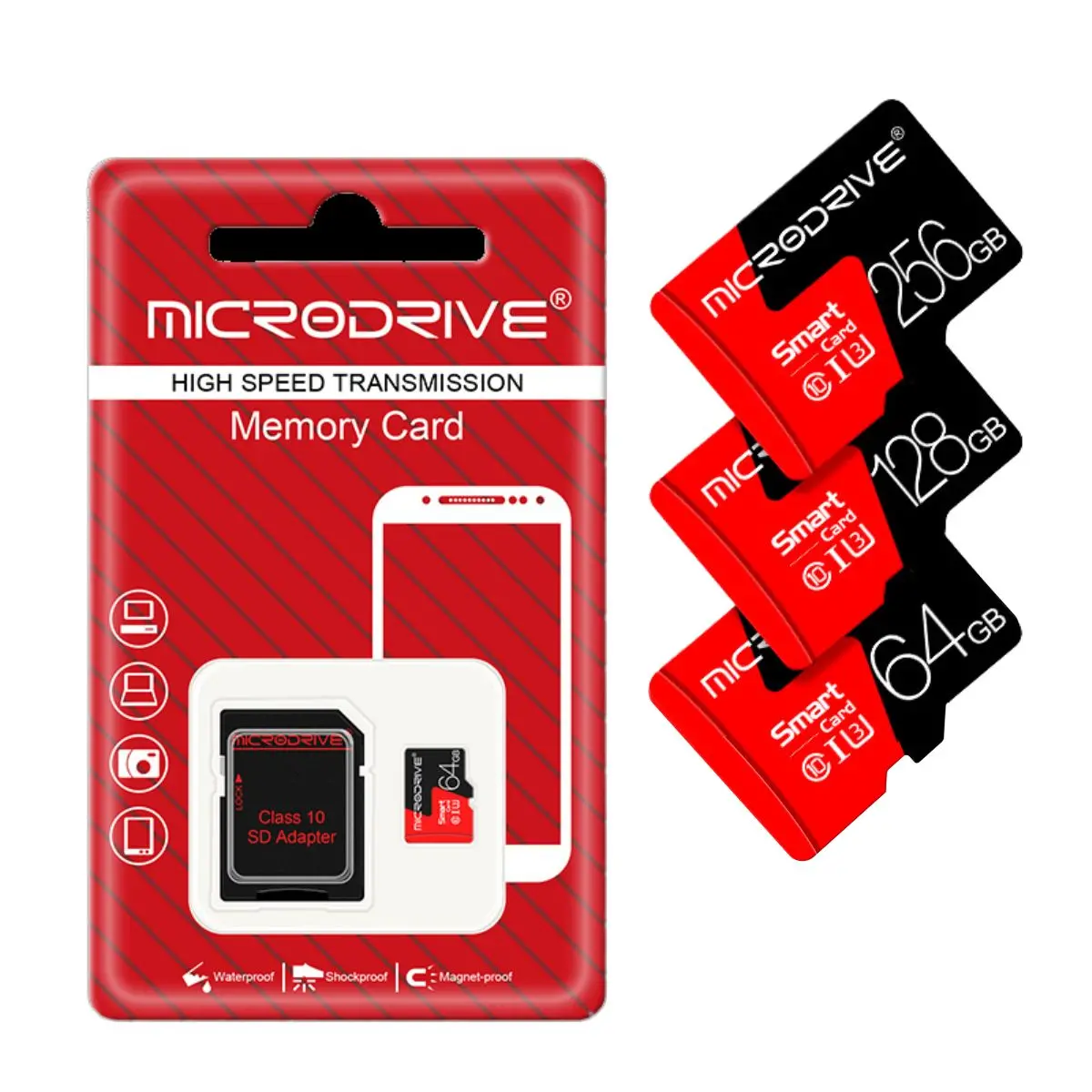 Tarjetas Micro Sd Con Adaptador Sd. Tarjeta De Memoria Para Celulares, Cámaras Y Más. 1