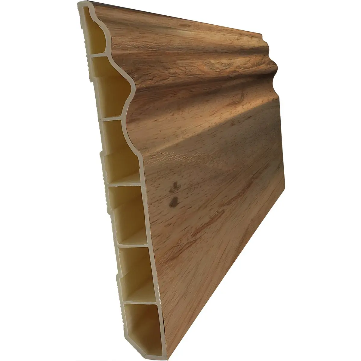 Zócalo Pvc Para Piso Spc De158 Roble Antiguo 90 X 2900 Mm 1