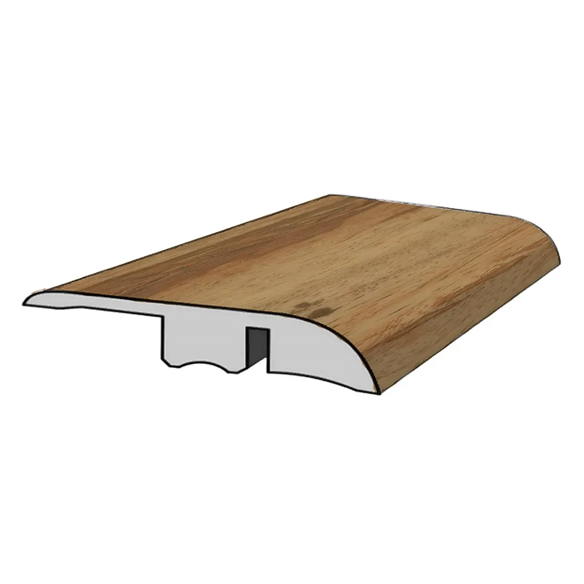 Remate Final Reductor Para Piso Madera De158 Spc Roble Antiguo 45 X 2400 Mm 1