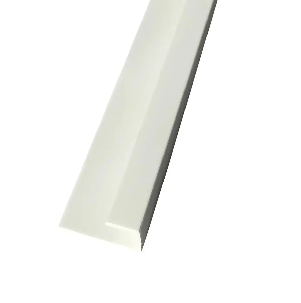 Remate Terminal Tipo C Accesorio Cielo Raso Pvc Techo Blanco 5.95M  Resistente A Humedad Fácil Instalación Alta Durabilidad 1