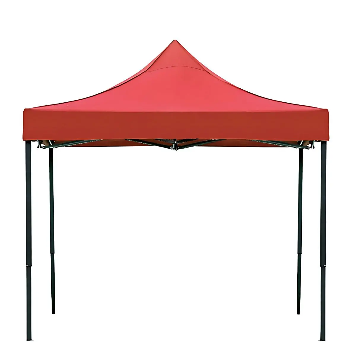 Tolda Gazebo Plegable. 2X2 Mts. Incluye Tubos. Carpa Color Rojo. 1