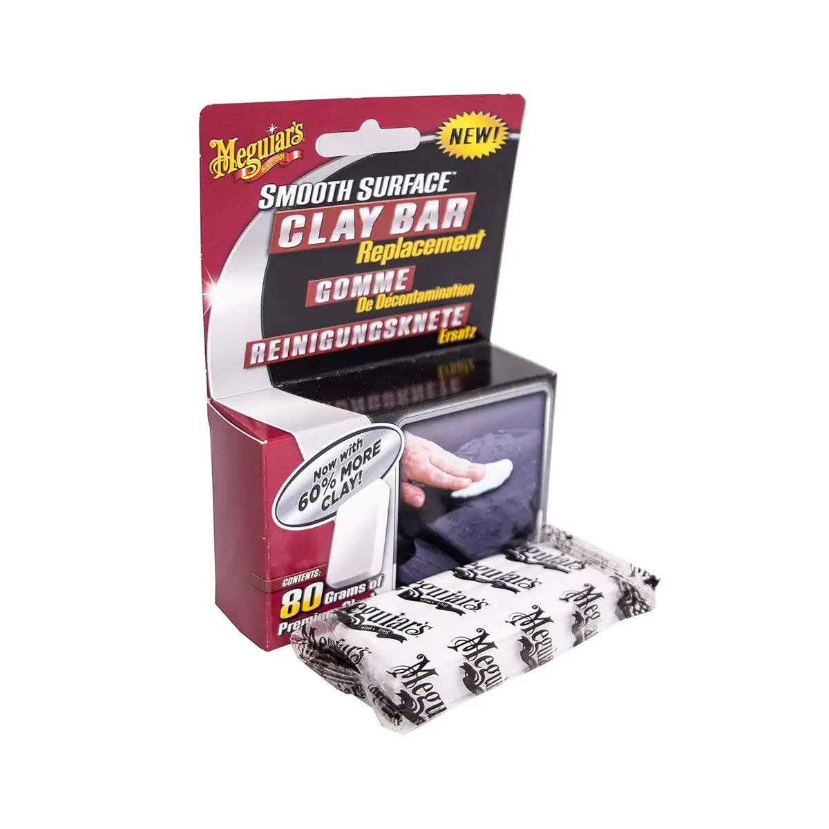 Barra De Arcilla Limpiador De Pintura Automotriz. Clay Bar Meguiars 1