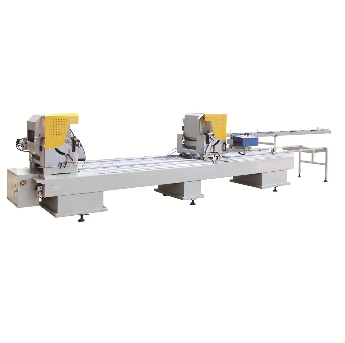 Ingleteadora Doble Cabezal 45°–90° Con Display Digital | Double Miter Saw 450×3600 Mm Para Perfiles Pvc Y Aluminio 1