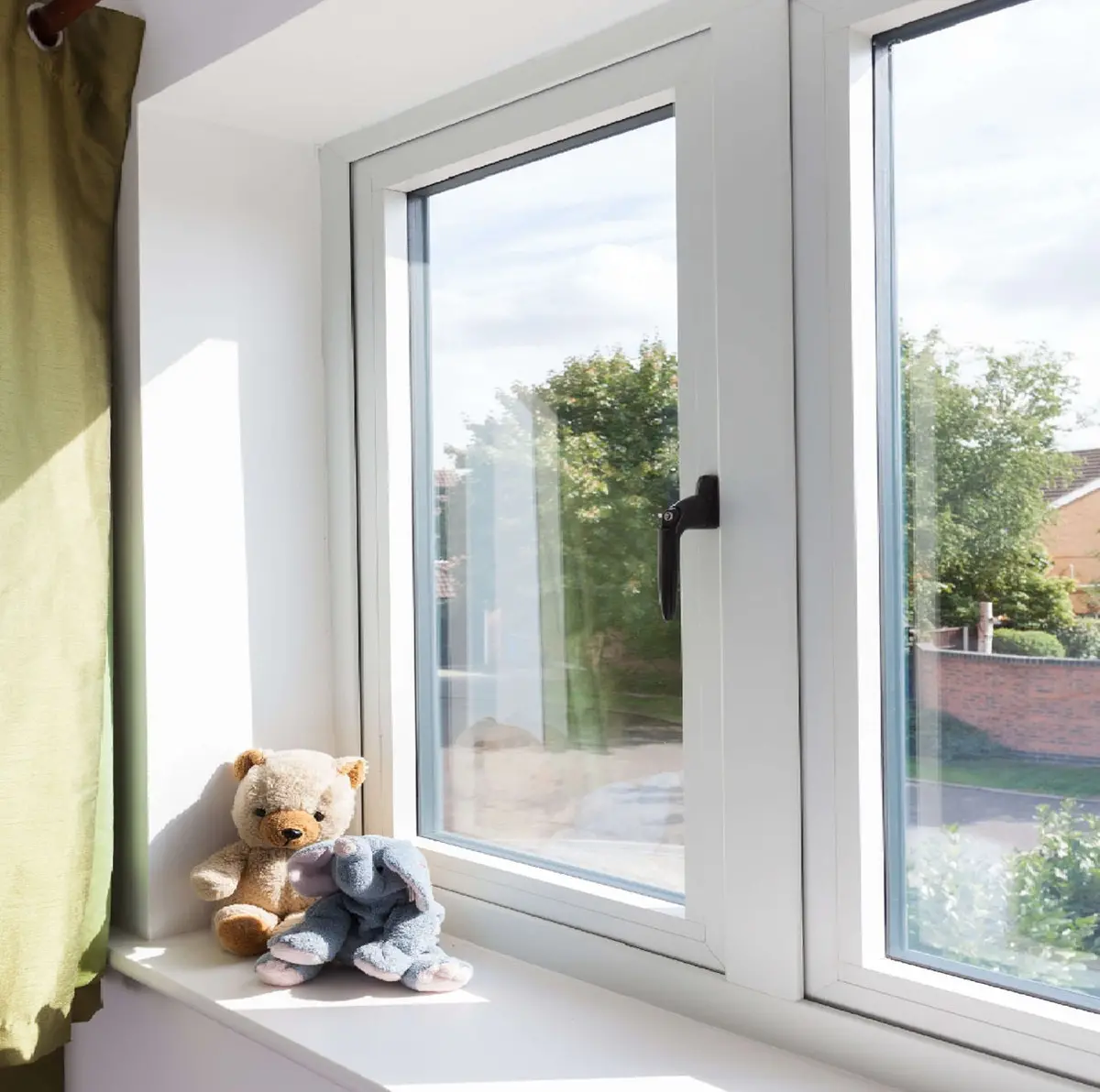 Bisagra Superior Derecha Para Ventana Abatible Upvc Apertura Interior Color Blanco 2
