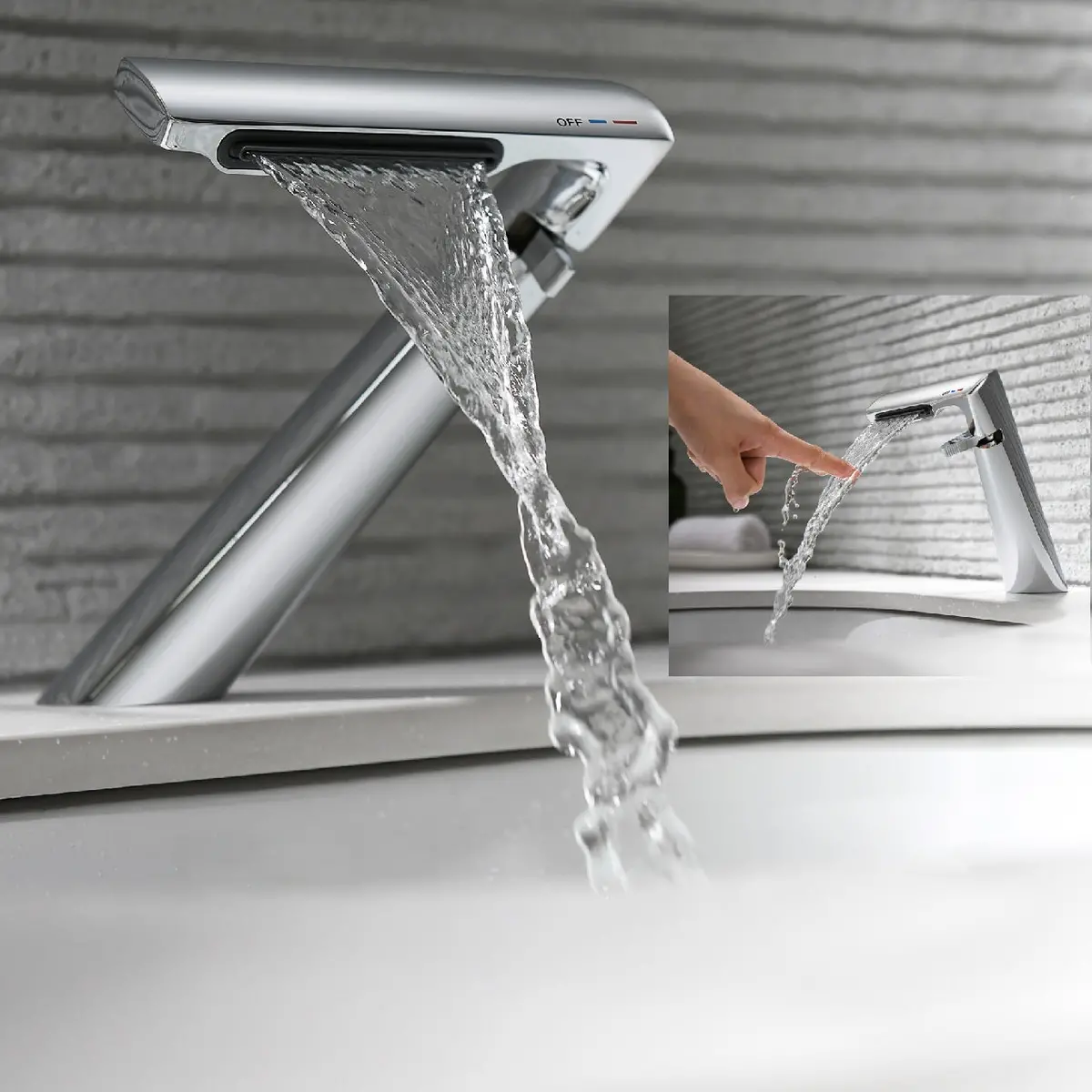 Grifo Para Lavamanos 21 Cm Monomando Pluma Lavabo Cromado Silver De Alta Calidad 1