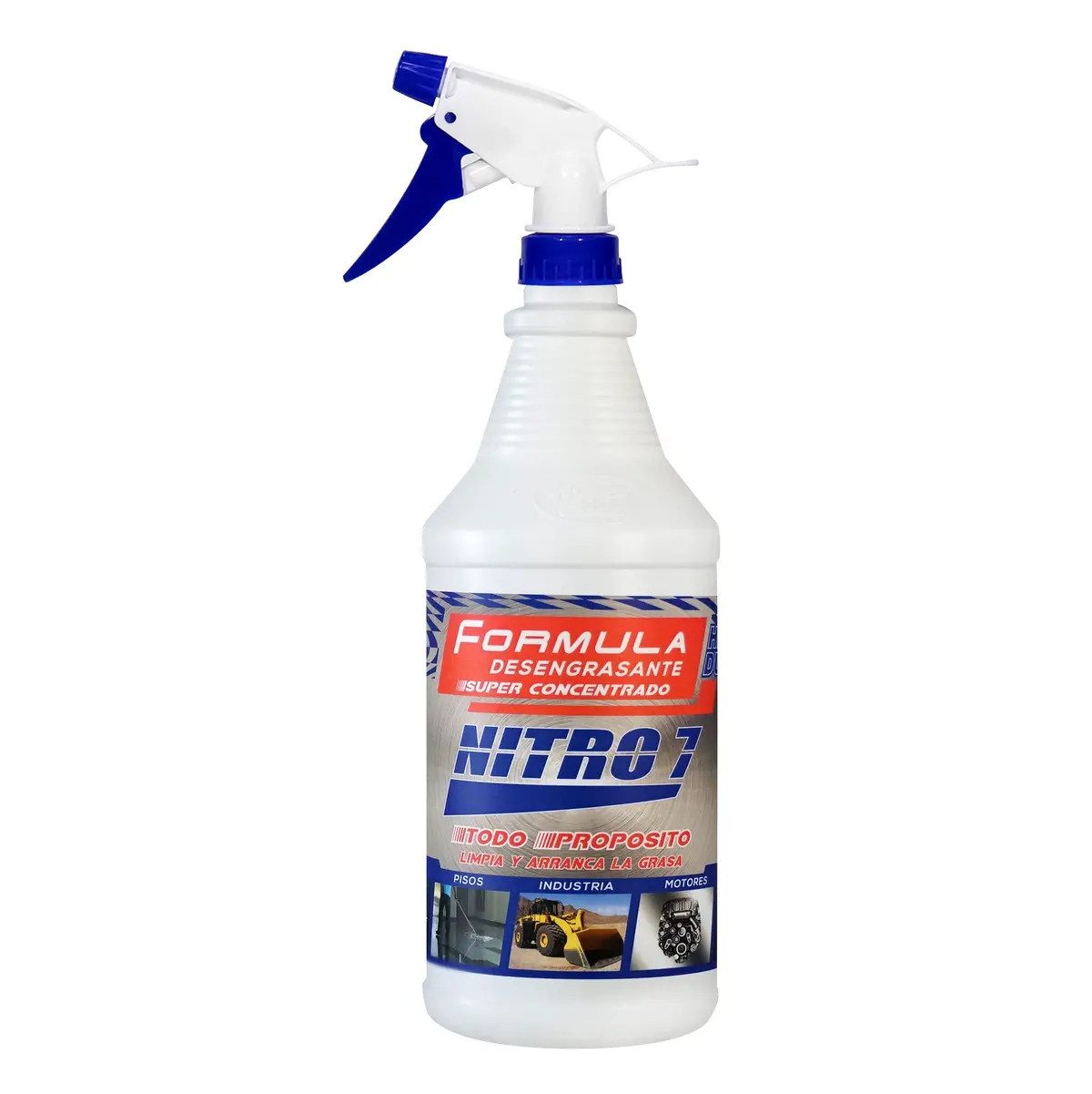 Desengrasante Multipropósito Heavy Duty. Limpiador Industria Nitro 7, 1 Litro 1