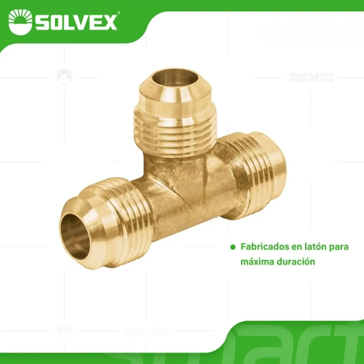 Conectores Tipo T Flare De Latón. Tee Unión De 3 Vías Para Gas Y Plomería. 1