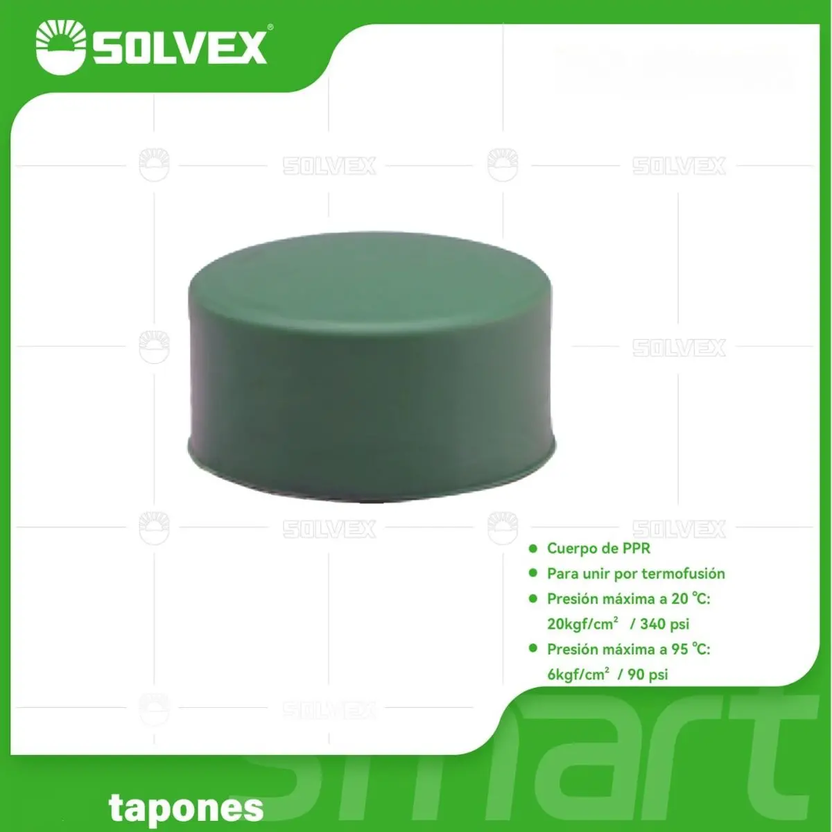 Tapones Ppr. Conexiones Termofusión Para Tuberías De Agua. Tapas De Cierre. 1