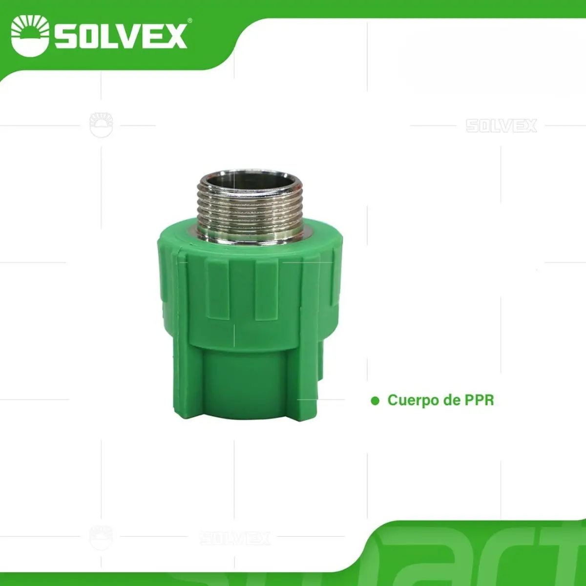 Adaptadores Ppr Macho. Uniones Conectores Termofusión Para Agua. 1