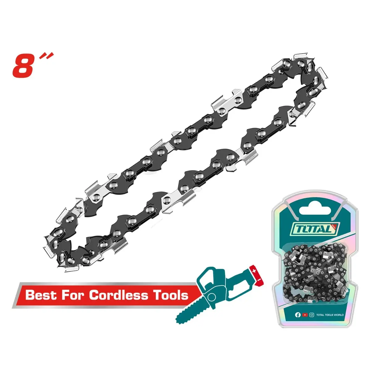 Cadena De Repuesto 8" Para Motosierra. 1