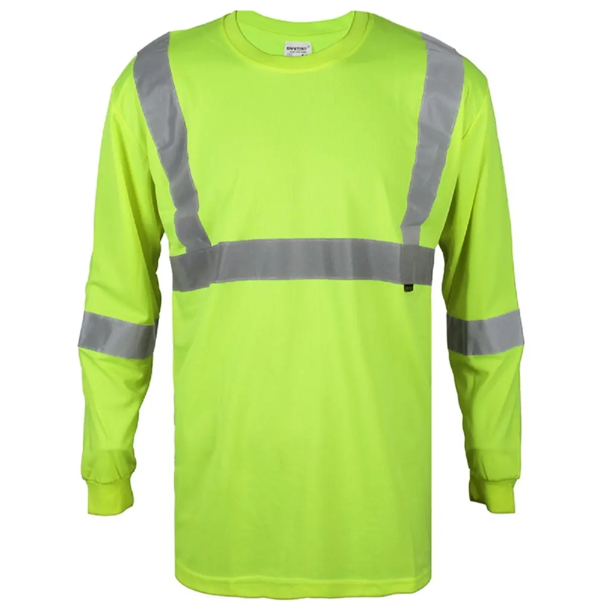 Camisas Suéter De Seguridad Con Rayas Reflectivas. (Color Verde Fosforescente). Manga Larga 1