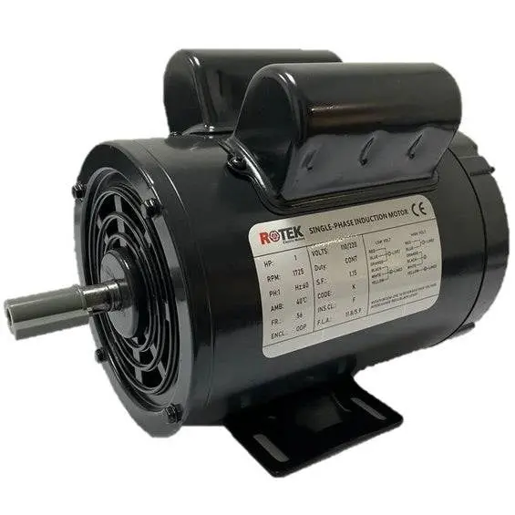 Motor Electrico Rotek 0.5Hp Monofasico 1735 Rpm Ac 110/220V/ 60 1F 1