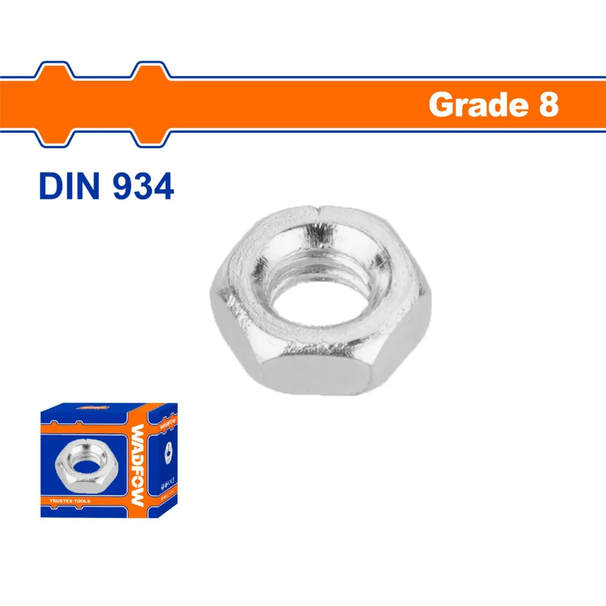 Tuercas Hexagonales Acero Al Carbono  Recubrimiento De Zinc Grado 8 1