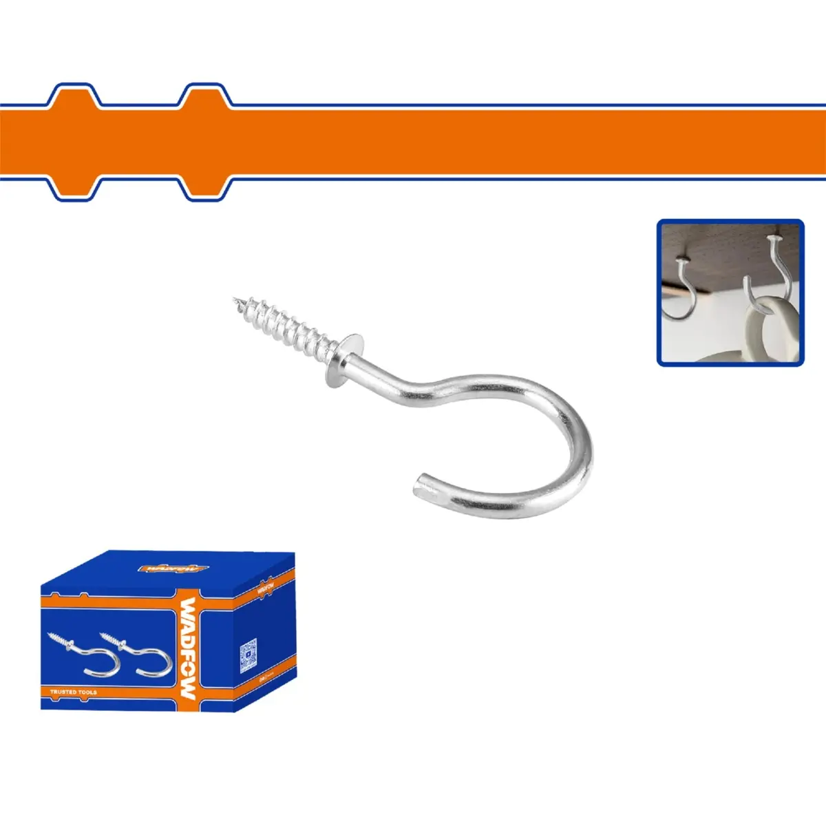 Tornillos Gancho Garfio Acero Al Carbono Galvanizado 1