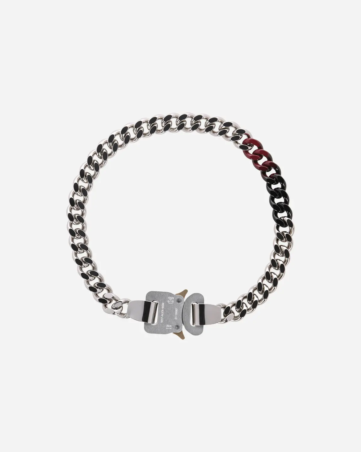Exclusive Signature Buckle Necklace Red 2