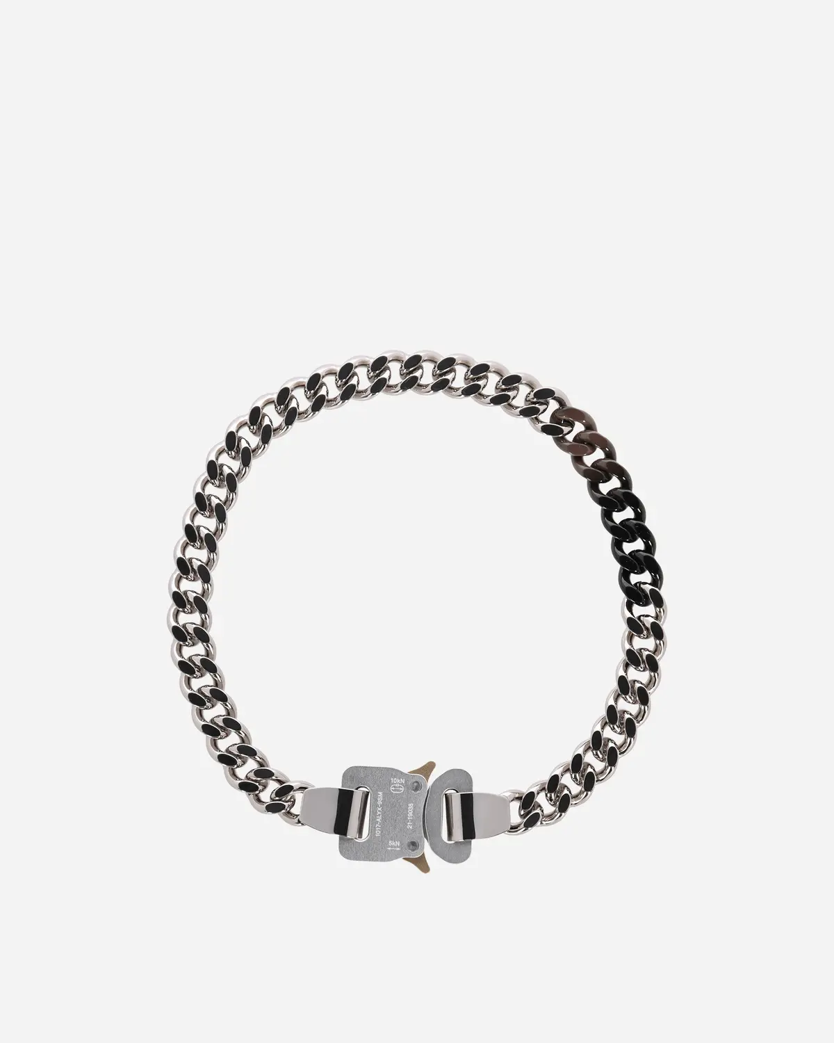 Exclusive Signature Buckle Necklace Brown 1