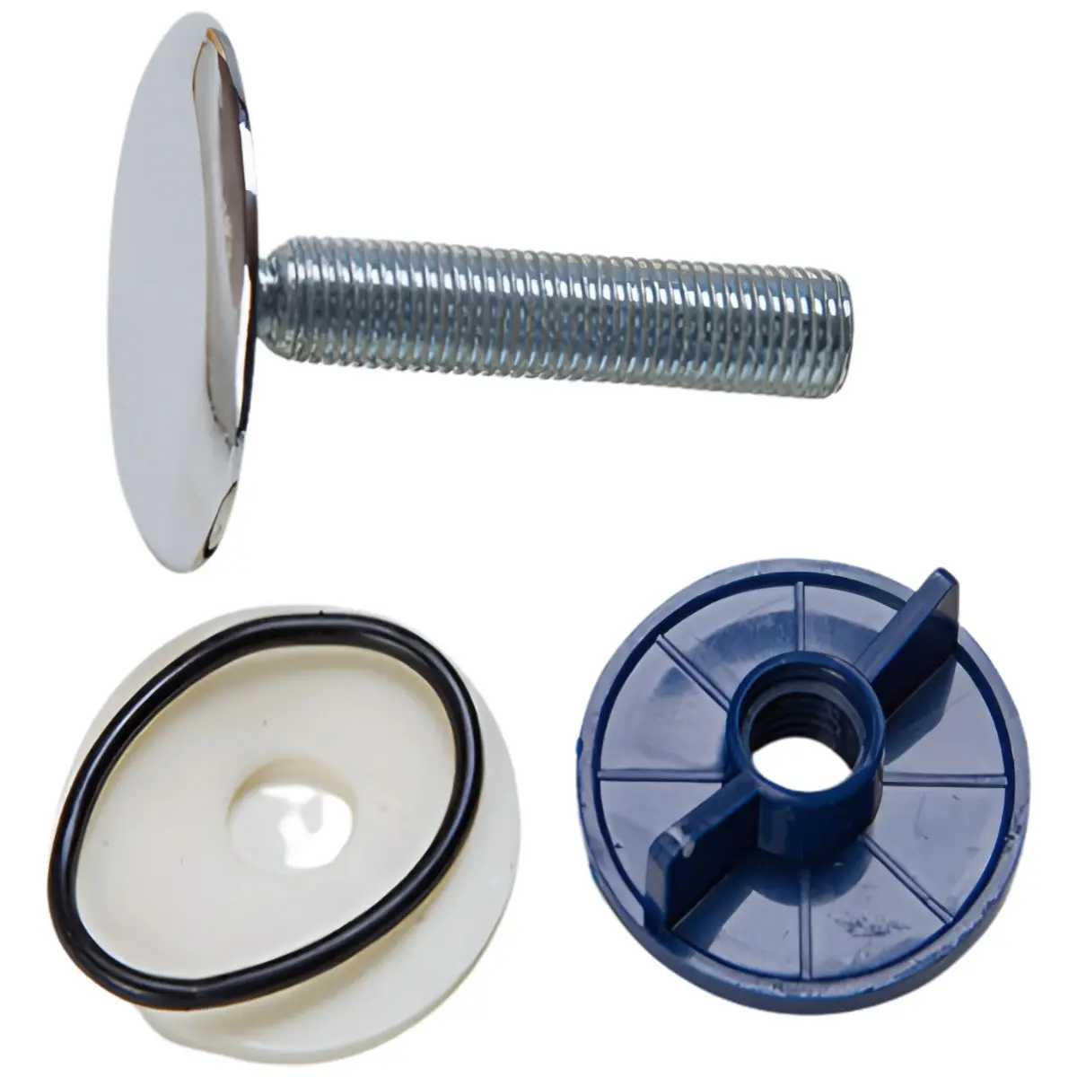 Tapa Para Hueco De Lavamanos. Cobertor De Hoyo De Fregador. Color Cromado De 48Mm. 1