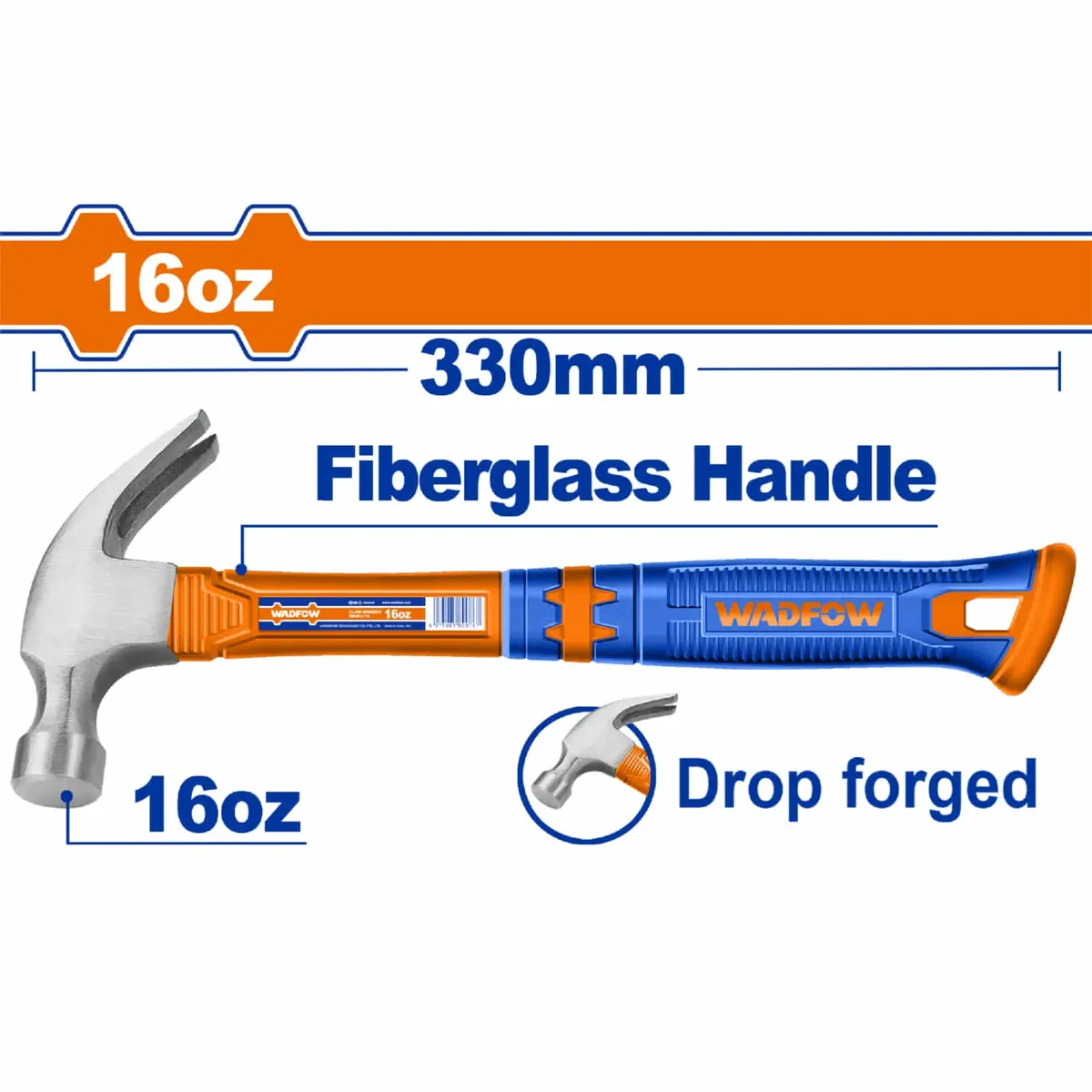 Martillos De Oreja. Forjado. Tratamiento Térmico. Acero Al Carbono #45. Mango Fibra De Vidrio 2