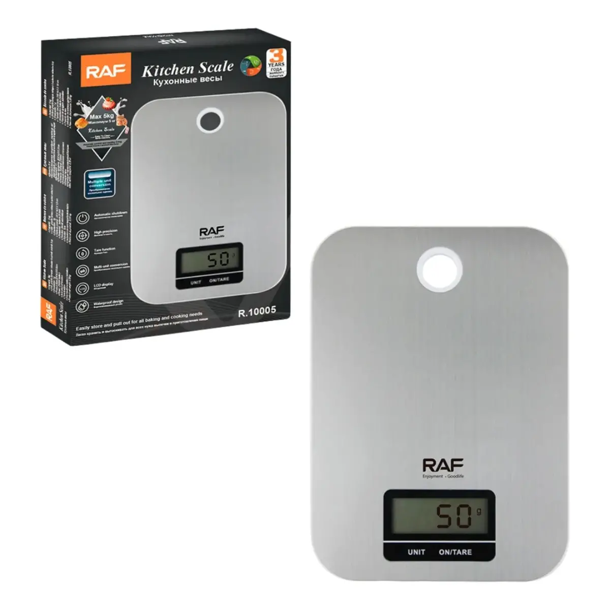 Báscula Balanza De Cocina Digital Precisión Alta 5Kg Con Pantalla Lcd Y Apagado Automático 2