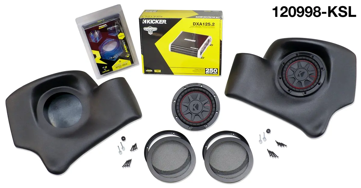 Select Increments 120998-Ksl Opti-Pods With Kicker Speakers, Subwoofer And Amp  Fits 1997-2006 Jeep Wrangler And Unlimited Tj | Lj 1