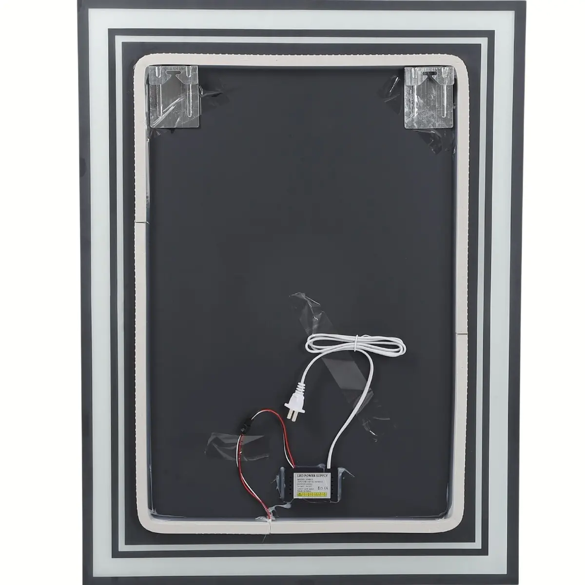 Espejo Led Táctil De Pared 60X80 Cm Con 3 Tonos De Luz Y Enchufe Usa 110V Espejo Baño Moderno. 2
