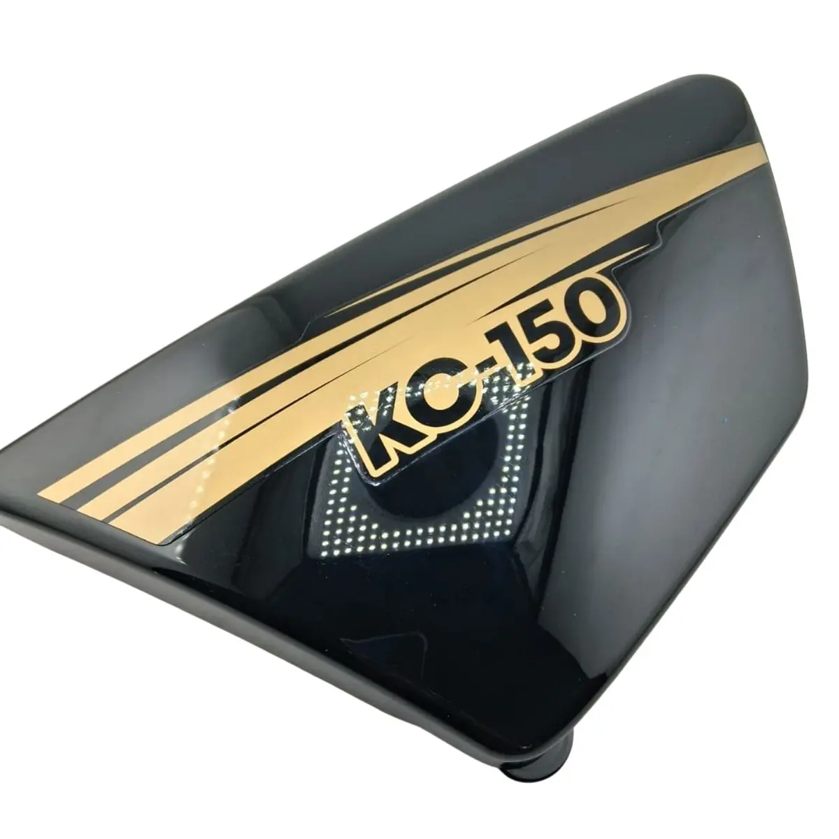 Covertor Izquierdo Negro Con Calcomanias (Kc150) Left Side Cover Black Bs With Sticker 1