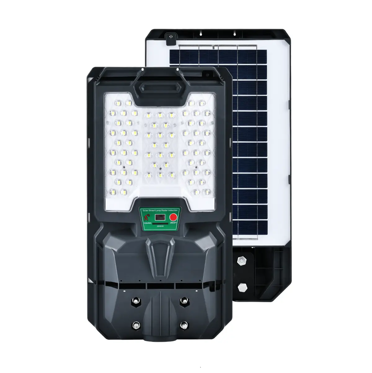 Lámpara Solar De Calle Led 100W, 3000 Lúmens, 6500K  Luz Fría Con Sensor De Movimiento. 1