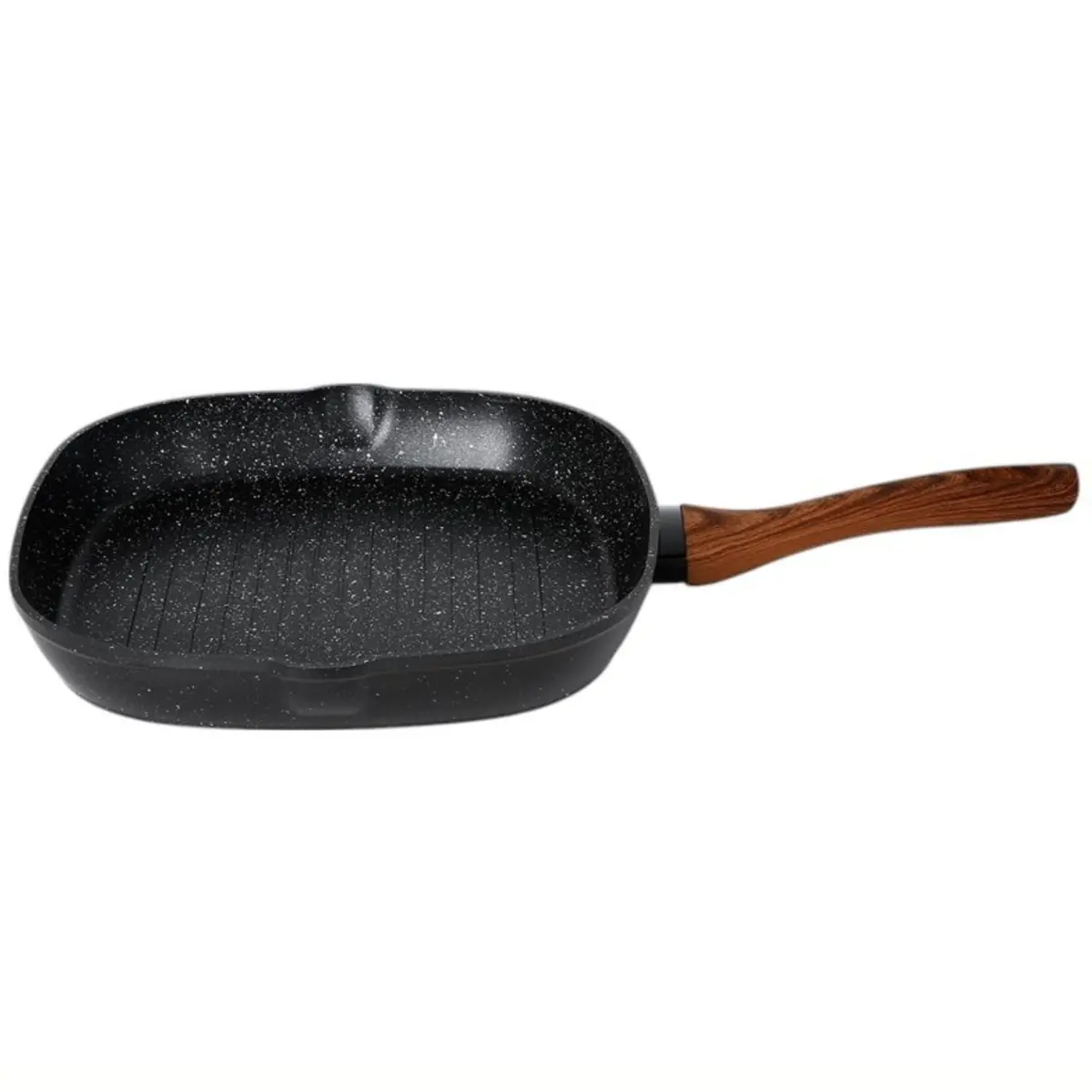 Sartén Cuadrado Antiadherente 100% Libre De Teflon Non Stick  28X28 Cm De Aluminio Fundido Con Recubrimiento Cerámico 1