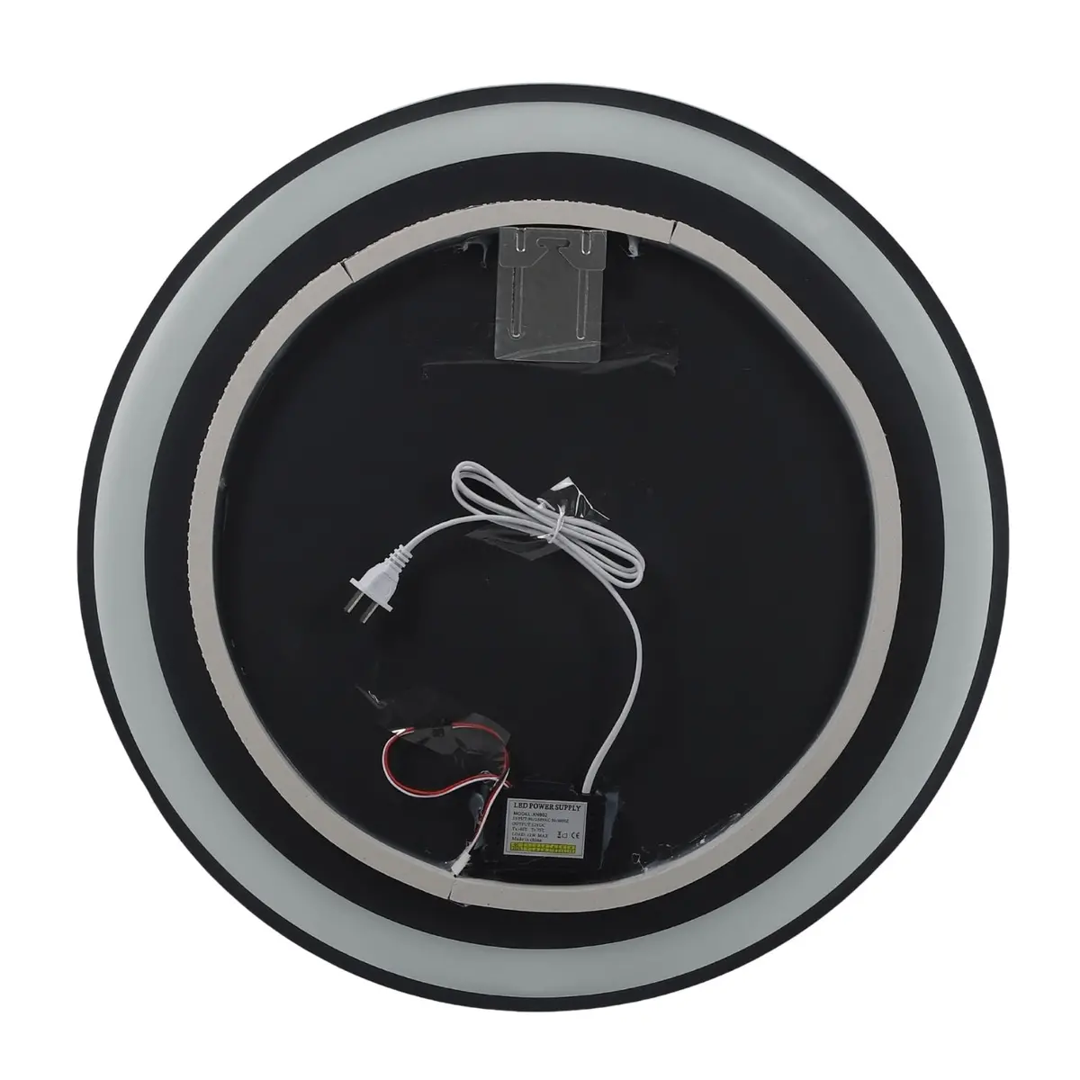 Espejo Led Redondo Táctil 60X60 Cm Con Luz De 3 Tonos Y Enchufe Usa 110V 2