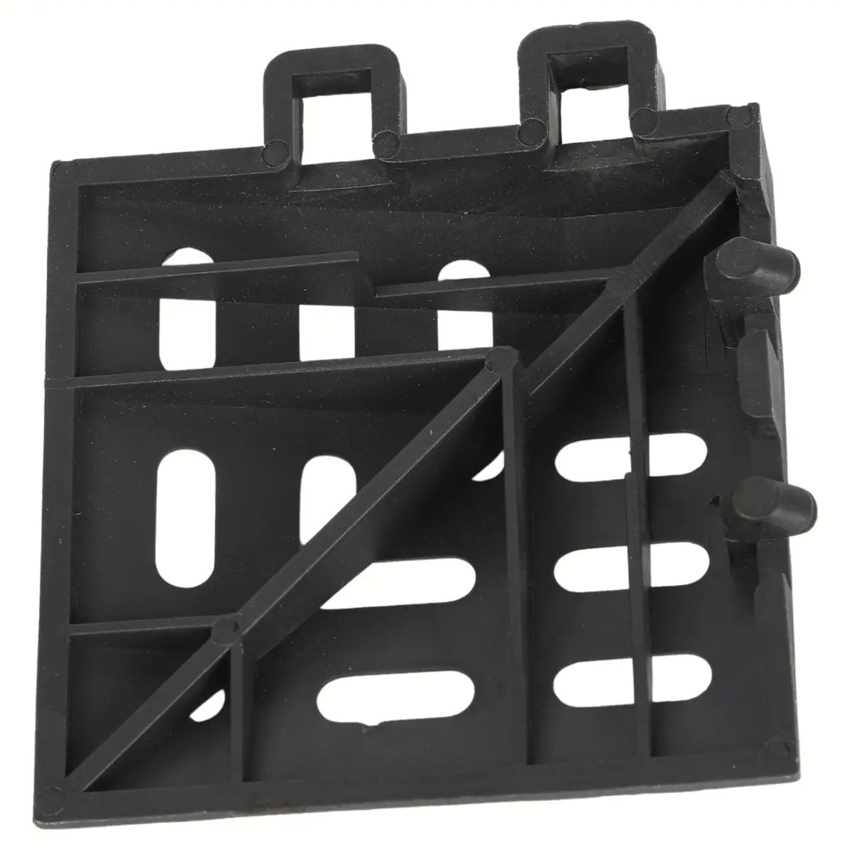 Accesorio De Alfombra De Plástico Antideslizante 7.5X7.5Cm Para Exteriores, Uso Comercial Y Residencial - Pp Negro 2