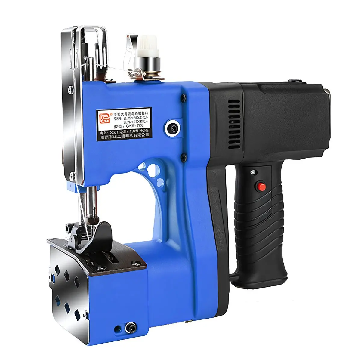 Máquina Cosedora Para Coser Sacos Portátil Industrial 2600Rpm. Costura Rápida Para Agro Y Empaque. Con Cortador Automático De Hilo 2X3. Selladora De Bolsas 110V. 1