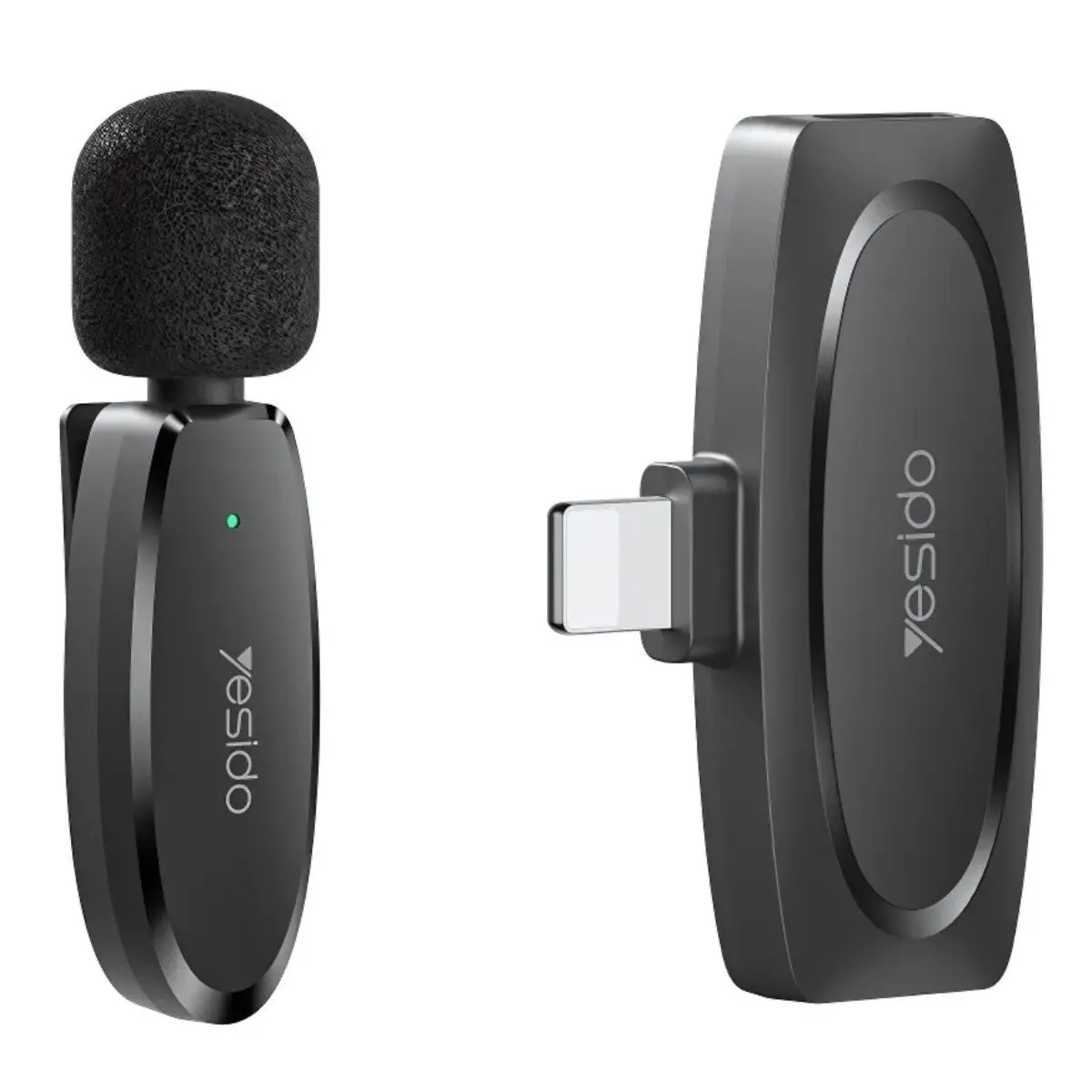 Micrófono Inalámbrico Lavalier Lightning Para Iphone. Ideal Para Grabaciones, Streaming Y Entrevistas. Alcance 20M Y Cancelación De Ruido. 1