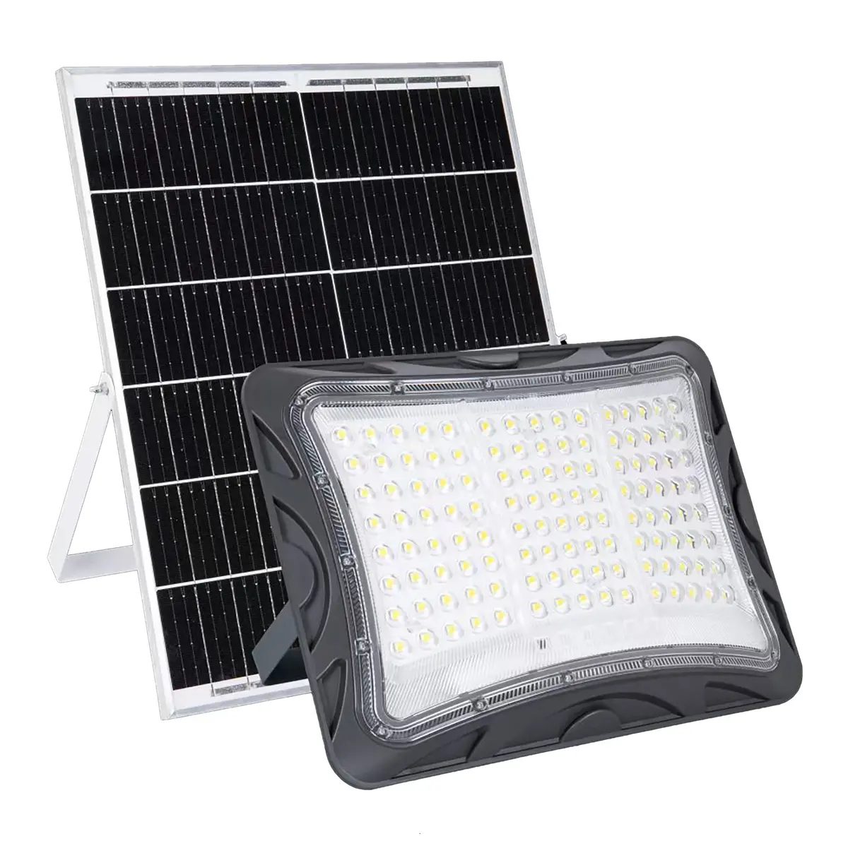 Reflector Solar Led 300W, 6500K. Iluminación Brillante. Lámpara Solar, Con Sensor De Movimiento. 1