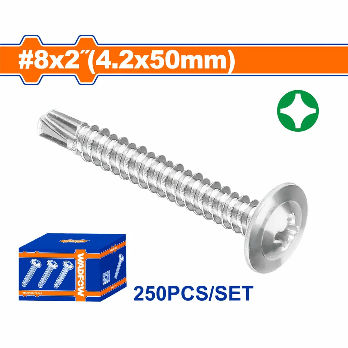 Tornillos Autoperforantes. Phillips.Acero Al Carbono. Acabado Zincado. 9