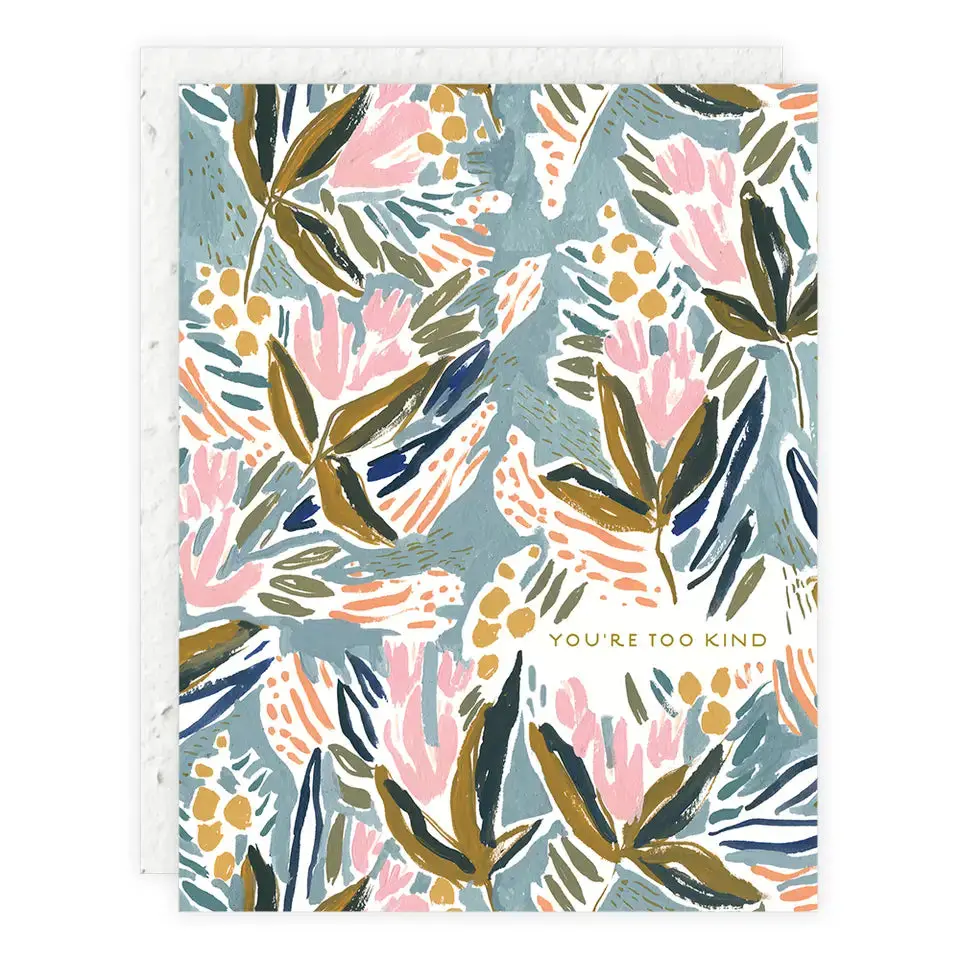 Too Kind Thank You Card 1