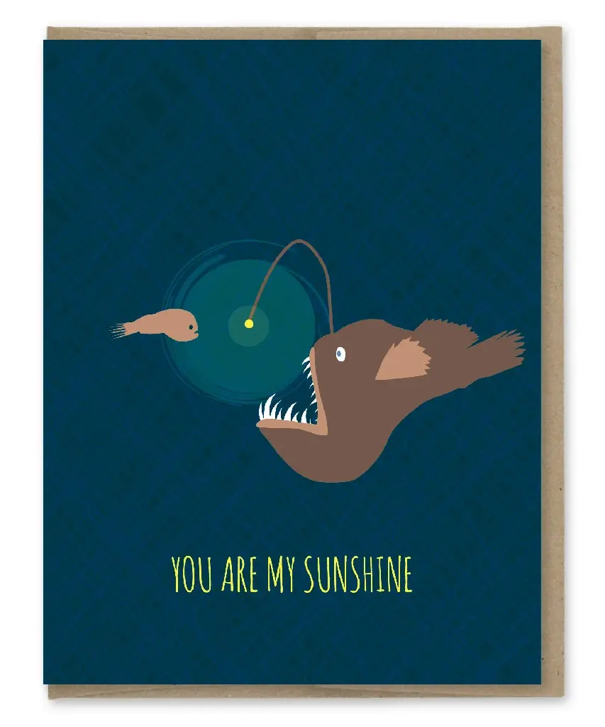 Sunshine & Angler Fish Card 1