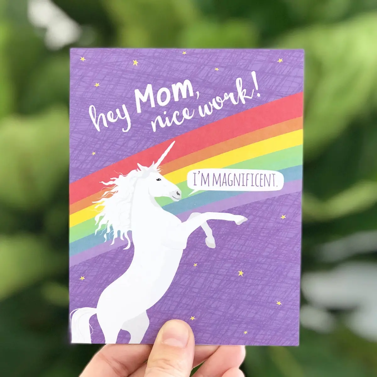 Magnificent Unicorn Mother's Day Card 1