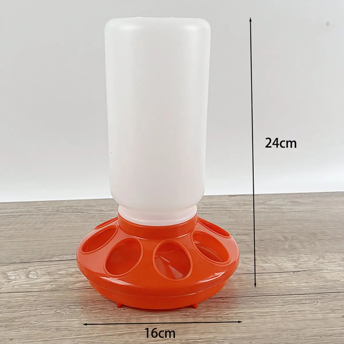 Comedero Para Pollos Y Gallinas. 24X16cm. Alimentador Para Aves De Corral. Capacidad De 300G. 1